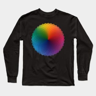 Rainbow Spectrum Rosettes Long Sleeve T-Shirt